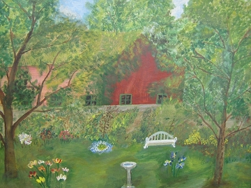 Anna Hunter signed painting